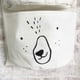 thumbnail image 5 of Hanging Storage Bag - Cute Linen Fabric Storage Bag Behind Wall Hanging Basket With 3 Pocket Bags, 5 of 5
