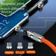 thumbnail image 4 of Cable de datos de succión magnético giratorio, carga rápida tipo C, adecuado para cable de datos de extensión de teléfono móvil Apple, Android, Huawei, 4 of 5
