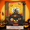 thumbnail image 2 of Bandera de jardín, bandera de castillo al aire libre calabaza truco o trato decoraciones de jardín, pequeña bandera de jardín 12x18 Prime Zhivalor  WRMH-1575-1, 2 of 7
