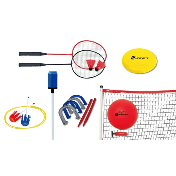 MD Sports 6 In 1 Backyard Game Combo Set