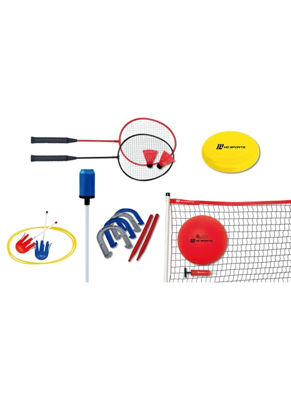 MD Sports 6 in 1 Backyard Game Combo Set