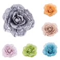thumbnail image 1 of Limei Rose Magnetic Curtain Tiebacks, Flowers Drape Tie Backs, 1 Pack Decorative Rope Holdback Holder, Thin or Sheer Window Drapries Bed Canopy (Blue), 1 of 7