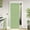 Green, variant on Vatge Closet Curtain for Open Closet - Green Door Curtains for Doorways Accordion Style Door Curtains for Doorway and Folding Closet Door Cover,1 Panel with Tieback, W39 x L78, Green