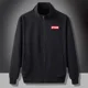 thumbnail image 3 of Sudadera con capucha para hombre, ropa masculina, sudadera con cremallera completa, jersey negro, talla grande, estética, invierno, años 90, algodón, nueva, Y2k, holgada, sin capucha, 3 of 5