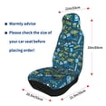 thumbnail image 4 of Yiaed Modern Excavator Print Car Seat Covers,Universal Auto Seats Protector Fits for Car,SUV Sedan,Truck,Automotive Seat Covers & Accessories(Two packs), 4 of 7