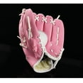 （Left hand） pink Size： 13.7inch Softball Gloves Thickened infield