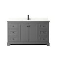 thumbnail image 5 of Wyndham Collection Wcv232360s-Qtz-Unsmxx Avery 60" Free Standing Single Basin Vanity Set -, 5 of 7