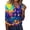 Blue-B-130709aa, variant on Halloween 3/4 Sleeve Tops for Women Cat Pumpkin Print Fall Womens Henley Tops Funny Ghost Graphic Womens Tunic Tops