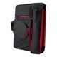 thumbnail image 4 of Portafolio de arte A4, bolso de viaje para artistas, bolso grande para cuadernos de bocetos y manualidades Rojo negro, 4 of 9