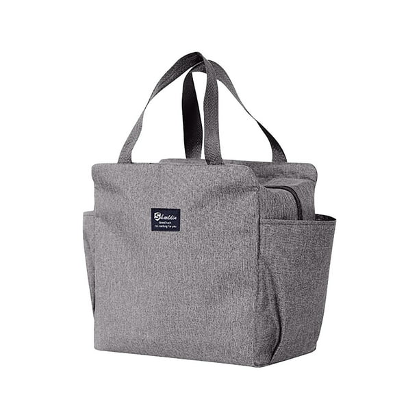 Bolsa Térmica Xiying para El Almuerzo con Paredes Térmicas para La Escuela, El Trabajo y Picnics: Bolsa Térmica Portátil de Gran Capacidad con Bolsillo Frontal.