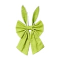 thumbnail image 2 of Uandlove Easter Bunny Ear Bow, Light Green Large Door Bow for Easter Spring Decor, Hanging Bow for Wreath Wall Window Decoration, 2 of 6
