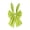 Light Green, variant on Easter Bunny Ear Bow Pendant Orange Large Fabric Hanging Decor for Entryway Shoe Cabinet Festive Easter Accent for Vibrant Style Home Decor Spring Ornament