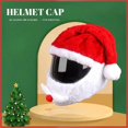 thumbnail image 4 of Santa Claus Helmet Cover  Motorcycle Helmet Protection Cover  Christmas Hat Funny Fluffy Full Face Helmet Cover Accessories  Fun Rides and Gifts for Motorcycle Lovers  Adult Unisex, 4 of 6