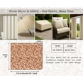 thumbnail image 6 of Soimoi Floral Theme Waterproof Fabric | Outdoor Material by the Yard | Tear-Resistant, UV Safe | Great for Bags, Rainwear, Covers & Curtains, Awning Cover Cloth - Orange, 6 of 7