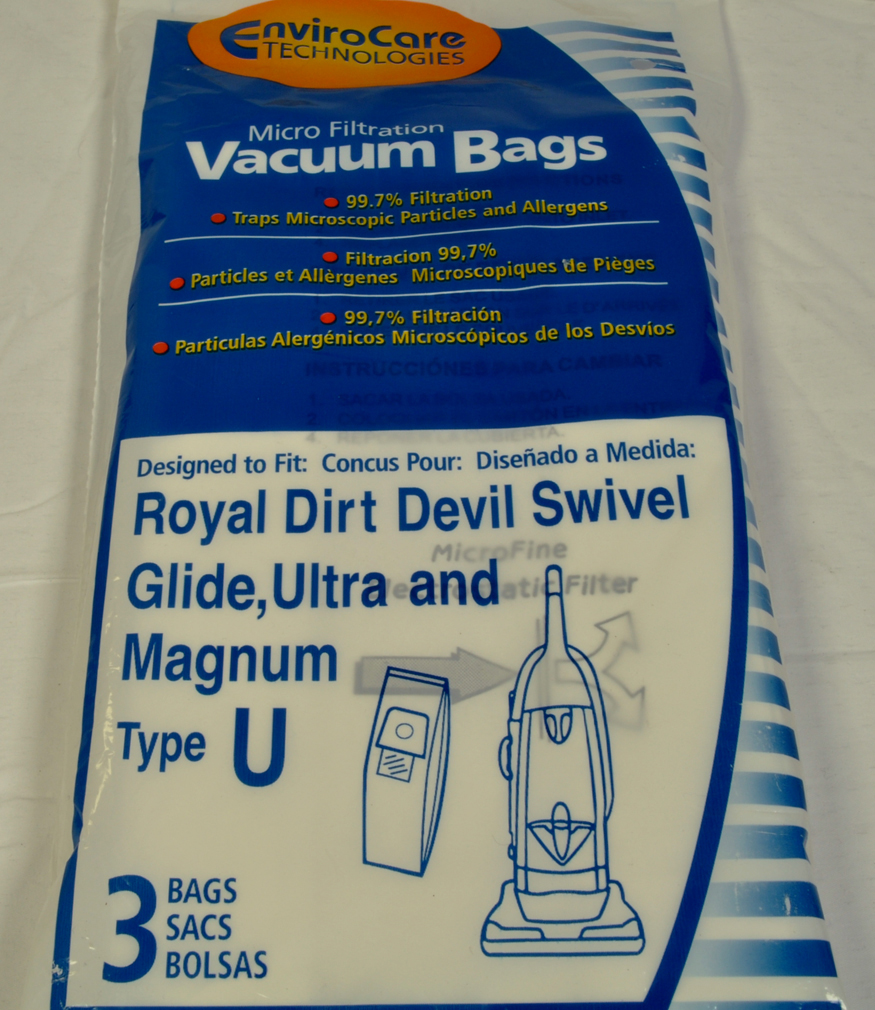 Dirt Devil Type U Vacuum Cleaner Bags