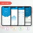 thumbnail image 5 of Eros Bluetooth Smart Body Fat Scale with Free Tracking Eros Scale APP - Black, 5 of 8