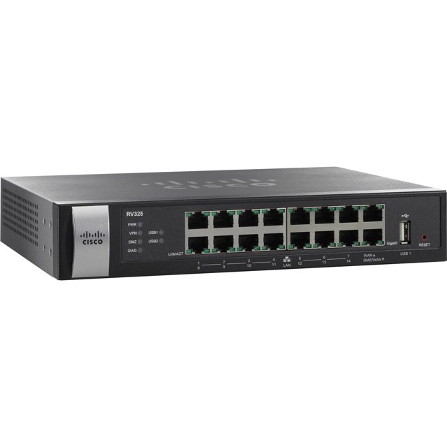 Router Cisco RV325 VPN de doble WAN Gigabit