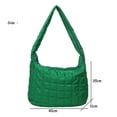 thumbnail image 2 of LinYooLi Quilted Soft Nylon Shoulder Bag Designer Women Padded Handbag Big Totes Hit Winter Fashion Large Capacity Crossbody Bag, 2 of 6