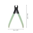 thumbnail image 4 of Unique Bargains Splash-proof Nail Clipper Kit for Women for Men 3-piece Set Green, 4 of 6
