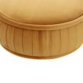 thumbnail image 3 of TOV Furniture Rylee Sunset Orange Velours Rond Pouf, 3 of 5