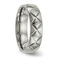thumbnail image 2 of Auriga Fine Jewelry Titanium Diamond-cut 6mm Band for Men Size 10.5, 2 of 6