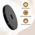thumbnail image 4 of 1Pack Plato giratorio Lazy Susan de acrílico, Organizador giratorio Lazy Susan de 5", Bandeja rotativa de bolas de acrílico para decoración de estantes de especias en la despensa, Negro, 4 of 6