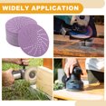 thumbnail image 2 of Unique Bargains 50 Pcs 5" 1500 Grit Universal Sanding Discs - Round Hook and Loop Sandpaper - Paper Base Purple, 2 of 6