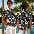 thumbnail image 2 of Psesaysky Art Floral Dress for Women Matched Mens Shirts Vacation Sleeveless Summer Flared Tunic Dress or Aloha Shirts 2026 Couples Matching Outfit for Party Wedding Travel, 2 of 7
