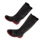 thumbnail image 4 of Botas de lluvia para hombre, impermeables, transpirables, resistentes al desgaste, antideslizantes, con agarre fuerte, altas, con felpa para exteriores, negras con suela roja, talla 41, 4 of 14