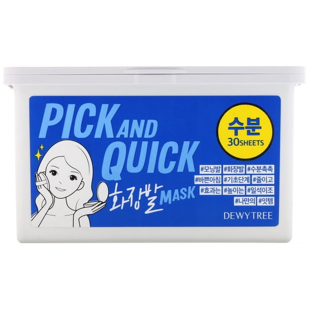 DEWYTREE Pick and Quick Refreshing Aqua Mask 30 Sheets Moisturizing
