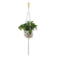 thumbnail image 1 of Maceta colgante para plantas, extra larga, con borlas, para colgar plantas, 1 of 5