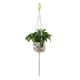 thumbnail image 1 of Maceta colgante para plantas, extra larga, con borlas, para colgar plantas, 1 of 5