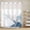 Lake blue, White, variant on Summer Coral No Hook Shower Curtain with Snap in Liner, Waterproof Fabric Shower Curtains, Coastal Ocean Starfish Conch Lake Blue Shower Curtain Set Top See Through for Bathroom 72"x78"