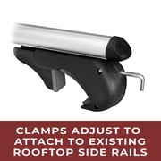 CargoLoc Adjustable Roof Top Cross Bar Set - Adjustable up to 55 (2 Piece)