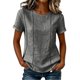 thumbnail image 2 of Neewe Womens Summer Tops 2026 Striped Short Sleeve Fashion T-Shirts Crewneck Casual Loose Basic Tee Blouses, 2 of 8