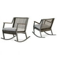 thumbnail image 2 of Real Flame Calvin Fauteuil à Bascule en Aluminium Gris (Ensemble de 2), 2 of 8