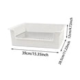 thumbnail image 2 of ZZHZGZ Canada Sale Rabbit Litter with High Back Guard Washable Tray for Indoor Small Animals Bunny Cage, 2 of 2