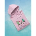 thumbnail image 3 of My Little Succulents Garden Hoodie Women -Image by Shutterstock, Female x-Large, 3 of 4