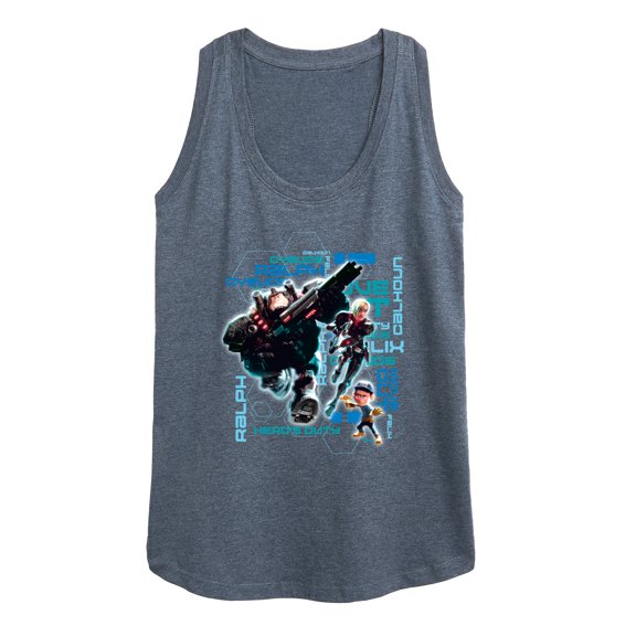 Disney Wreck It Ralph - Hero's Duty - Move Out - Women's Racerback Tank Top