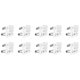 thumbnail image 1 of 10X Adaptador Universal de Montaje en Poste Vertical, con 20 Bucles, Soporte de Bucle para Montaje en Pared, 1 of 5