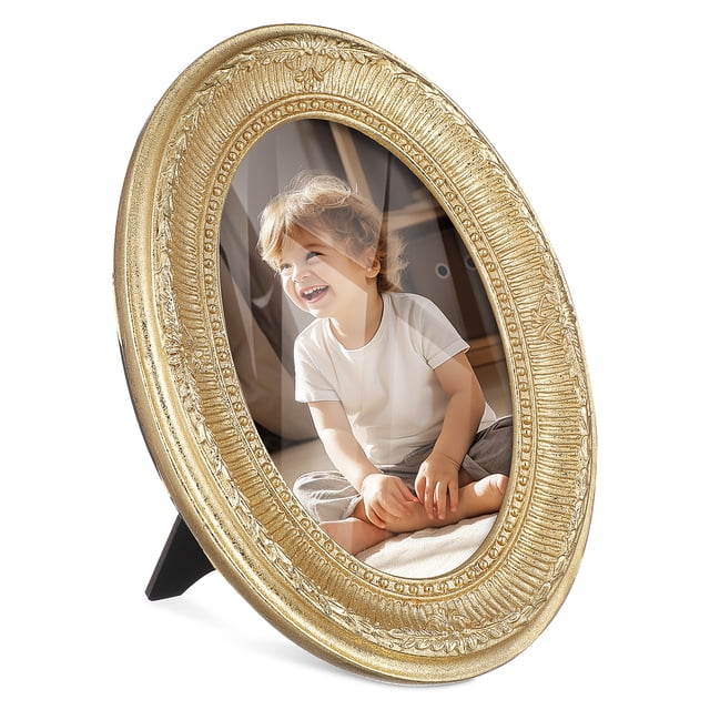 Miangastore Retro Photo Frame Vintage Oval Picture Frame Resin Picture Frame Decorative Frame For Home Decor Display Frame Tabletop Or Wall