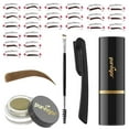 thumbnail image 2 of Purvigor Eyebrow Stencil Kit (Medium Brown) Natural Waterproof Brow Stamp, 2 of 8