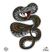 Rattlesnake - 3" Vinyl Sticker - For Car Laptop I-Pad Phone Helmet Hard Hat - Waterproof Decal