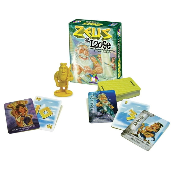 Gamewright - Zeus en Déplacement – un Jeu de Cartes aux Proportions Mythiques