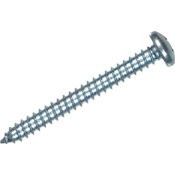 Hillman #10 x 1-1/4 In. Phillips Pan Head Zinc Sheet Metal Screw (8-Count) 5481