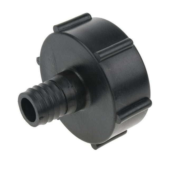 IBC Tote Tank Adapter Coarse Thread Water Tote Fittings Water Tank Tank Connector Fitting Black 20mm