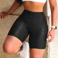thumbnail image 2 of Iyufng Shorts for Women Plus Size Shorts,Women's High Waist Solid Color Tight Fitness Yoga Pants Nude Hidden Yoga Pants, 2 of 3