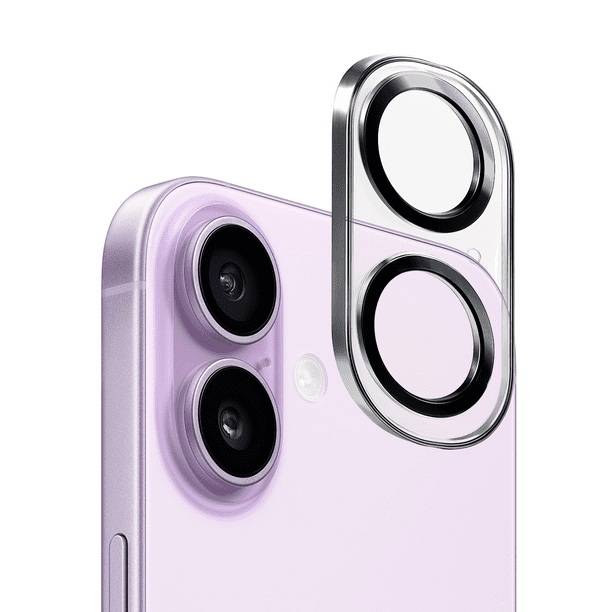 Mica de Cámara Cristal Deluxe 2mm para iPhone 17 – Protección Vidrio Templado Negro, Alta Claridad y Ajuste Perfecto