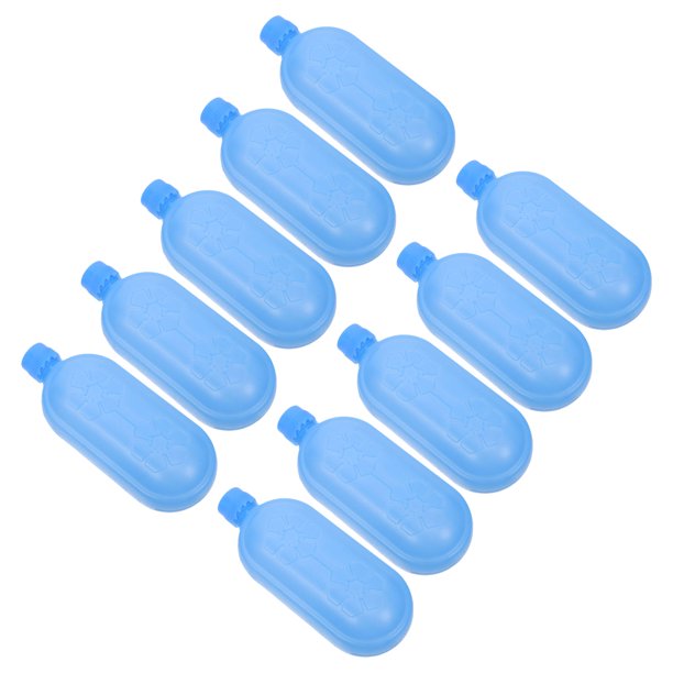 AURARMLET 10Ud Paquetes De Hielo Para Enfriadores Y Ventiladores Portátiles Con Gel Reutilizable Color Azul Para Hogar