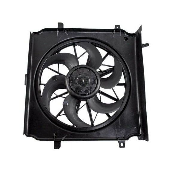 Radiator Fan Assembly - Compatible with 2002 - 2004 Jeep Liberty Sport Utility 4-Door 2003